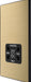 BG Evolve PCDSB20B 115/240V Dual Voltage Shaver Socket - Satin Brass (Black) - westbasedirect.com