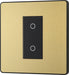 BG Evolve PCDSBTDS1B 2-Way Secondary 200W Single Touch Dimmer Switch - Satin Brass (Black) - westbasedirect.com