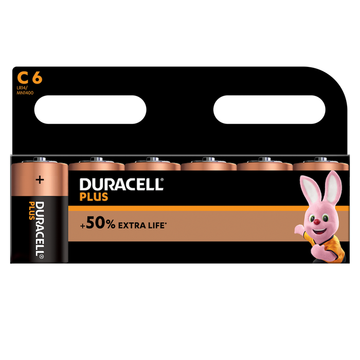 Duracell Plus Power C LR14 | 6 Pack - westbasedirect.com