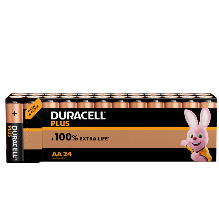 Duracell Plus Power AA LR6 | 24 Pack - westbasedirect.com