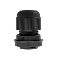 Unicrimp QCGM12BLK 12mm Nylon Glands - Black (Pack 10)