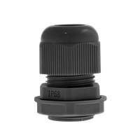 Unicrimp QCGM16BLK 16mm Nylon Glands - Black (Pack 10)