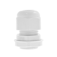Unicrimp QCGM16WHT 16mm Nylon Glands - White (Pack 10)