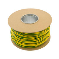 Unicrimp QES2 100M x 2mm PVC Earth Sleeving - Green/Yellow