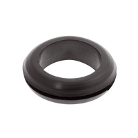 Unicrimp QGROM20OPEN 20mm Open Cable Grommets - Black (100 Pack)