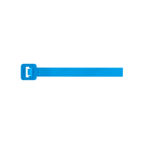 Unicrimp QTBL150I Blue 150mm x 3.6mm Cable Tie (Pack 100)