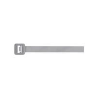Unicrimp QTS300S Silver 300mm x 4.8mm Cable Tie (Pack 100)