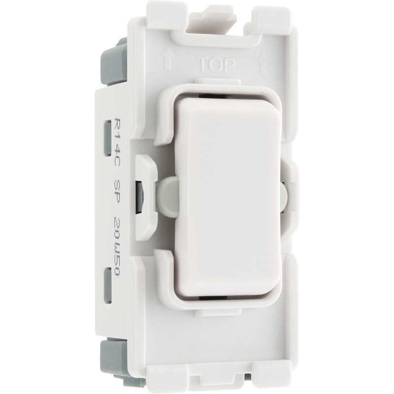 R14C Nexus Grid SP 2 Way Retractive Centre Off White