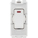 BG R31 Nexus Grid 20A DP + LED - White - westbasedirect.com