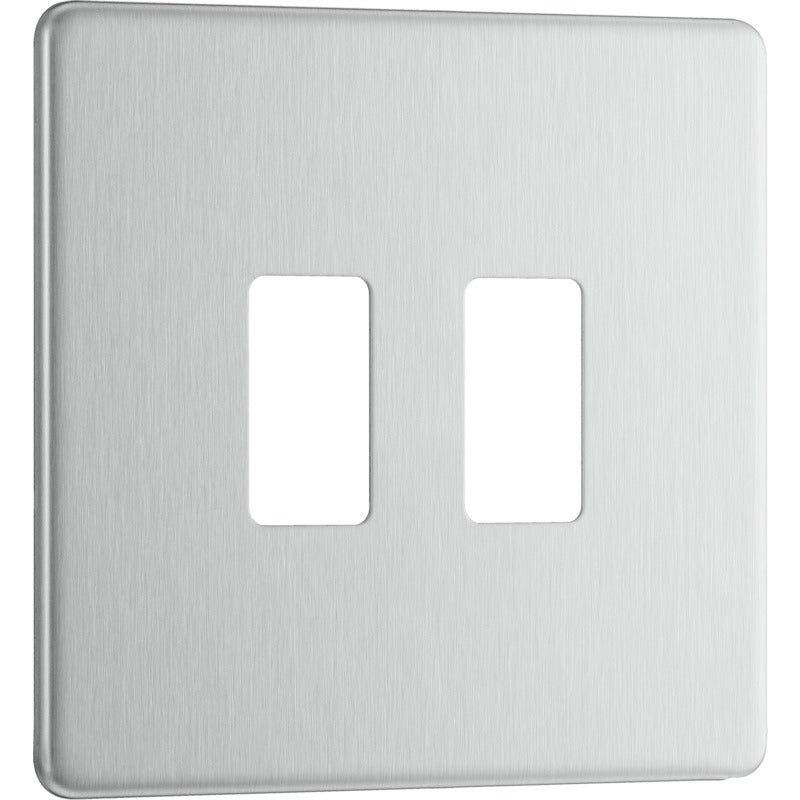 BG Screwless Flatplate Grid Front Plates