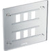 BG RFPC6 Flatplate Screwless 6G Grid Front Plate - Polished Chrome - westbasedirect.com