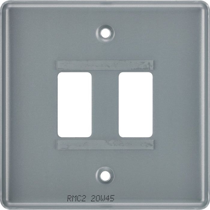 BG RMC2 Metal Clad 2G Grid Front Plate - westbasedirect.com