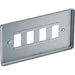 BG RMC4 Metal Clad 4G Grid Front Plate - westbasedirect.com