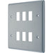 BG RMC6 Metal Clad 6G Grid Front Plate - westbasedirect.com