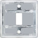 BG RNPC1 Nexus Metal 1G Grid Front Plate - Polished Chrome - westbasedirect.com