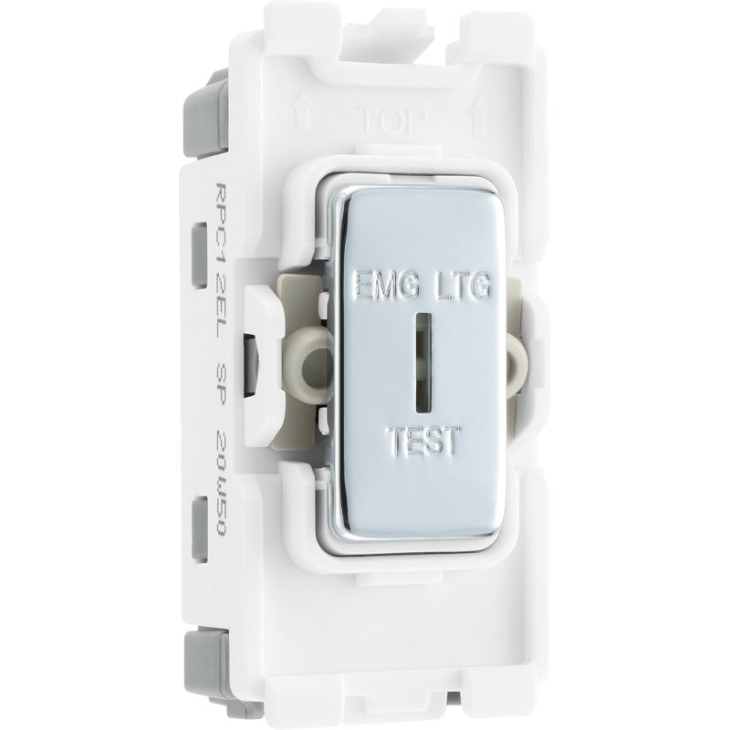 RPC12EL Nexus Grid Secret Key SP 2 Way Polished Chrome