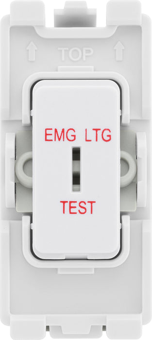 BG Evolve RPCDW12EL Grid 20AX Secret Key SP 2-Way (EMG LTG TEST) - White - westbasedirect.com