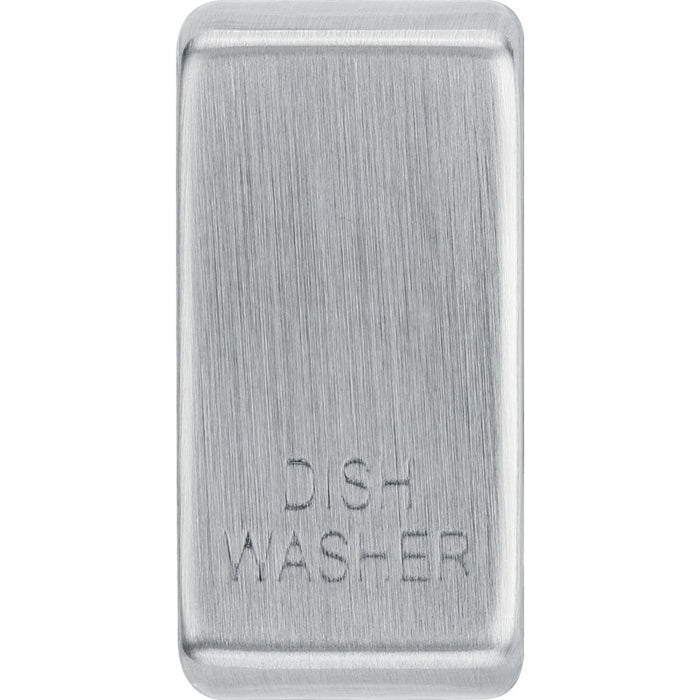 BG RRDWBS Nexus Grid Rocker Embossed (DISH WASHER) - Brushed Steel - westbasedirect.com