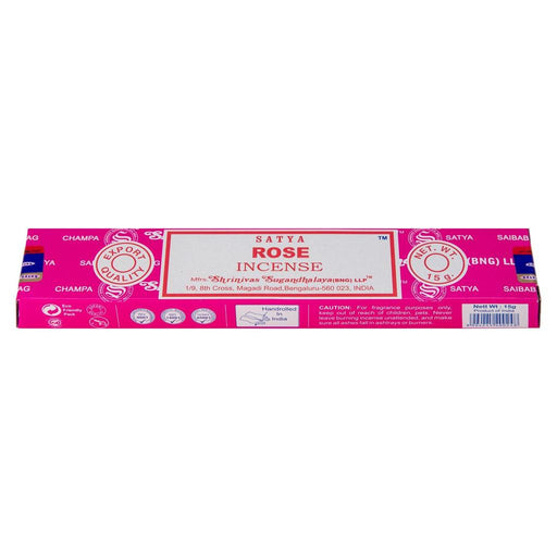 Satya Rose 15g | 1 Pack (12 Sticks) - westbasedirect.com