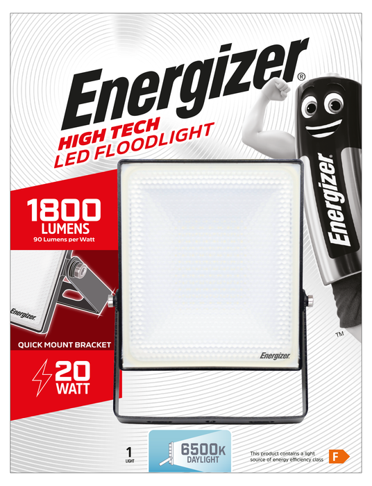 Energizer 20W 1800lm LED Floodlight Daylight 6000K - westbasedirect.com