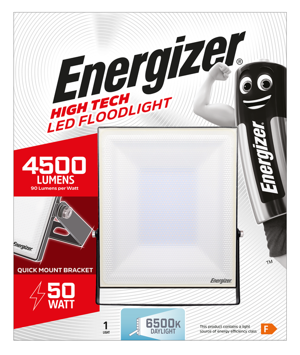 Energizer 50W 4500lm LED Floodlight Daylight 6000K - westbasedirect.com