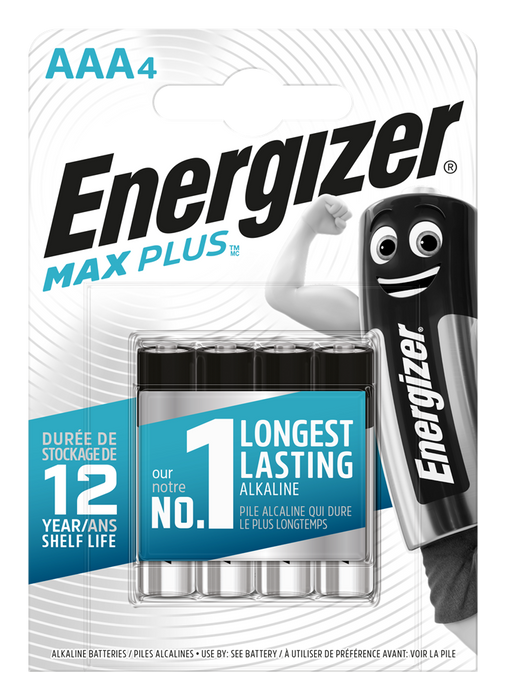 Energizer E301321400 MaxPlus AAA | 4 Pack - westbasedirect.com