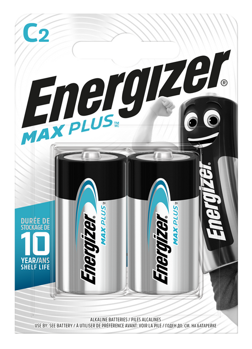 Energizer E301324200 MaxPlus C | 2 Pack - westbasedirect.com