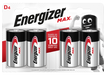 Energizer E301533500 Max D | 4 Pack - westbasedirect.com