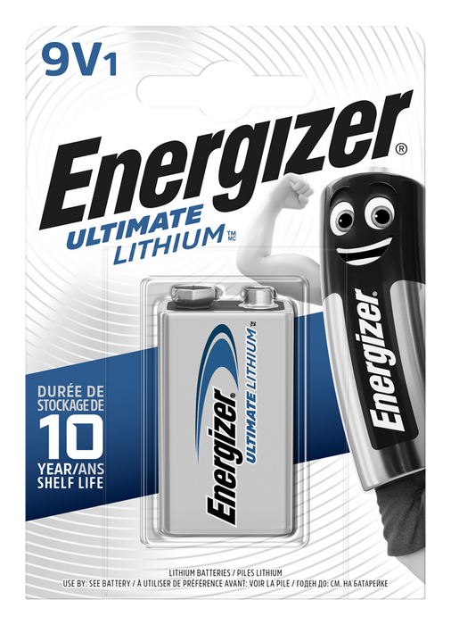 Energizer E300814100 Ultimate Lithium 9V | 1 Pack - westbasedirect.com