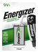 Energizer E300783600 Rech. Power Plus 9V 175mAh | 1 Pack - westbasedirect.com