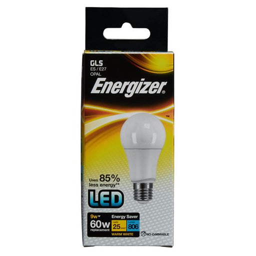 Energizer 8.2W 806lm E27 ES GLS High Tech LED Bulb Warm White 3000K - westbasedirect.com
