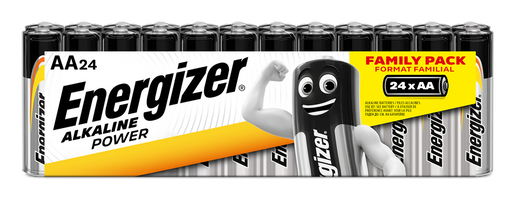 Energizer E300798400 Alkaline Power AA | 24 Family Pack With CDU - westbasedirect.com