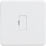 Knightsbridge SF6000MW Screwless 13A Fused Spur Unit - Matt White - westbasedirect.com