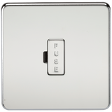 Knightsbridge SF6000PC Screwless 13A Fused Spur Unit - Polished Chrome - westbasedirect.com