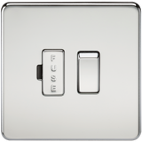 Knightsbridge SF6300PC Screwless 13A Switched Fused Spur Unit - Polished Chrome - westbasedirect.com