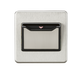 Knightsbridge SFCARDBC Screwless 32A 1G Key Card Switch - Brushed Chrome - westbasedirect.com