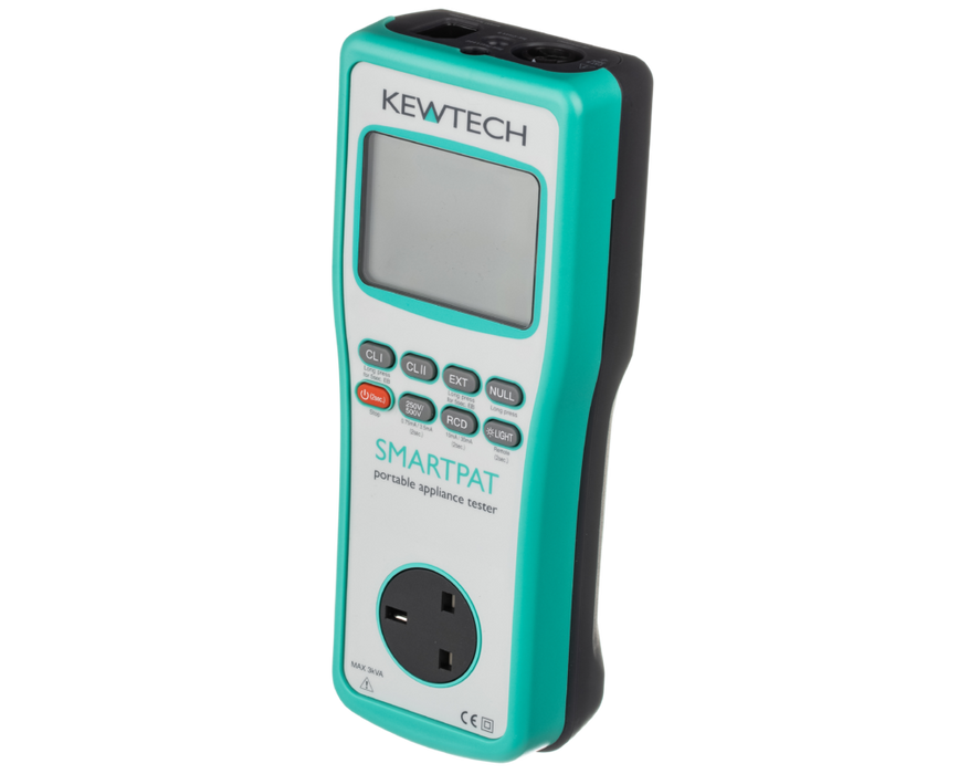 Kewtech SMARTPAT Manual PAT tester, Auto Test Sequence, 110/230V Leakage, Downloading via APP - westbasedirect.com
