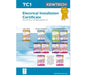 Kewtech TC1 Electrical Test & Installation Certificate Book 42pgs - westbasedirect.com