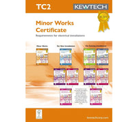 Kewtech TC2 Minor Works Certificate Book 40pgs