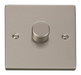 Click Deco VPPN161 Victorian 1-Gang 2-Way 100W LED Dimmer Switch - Pearl Nickel - westbasedirect.com