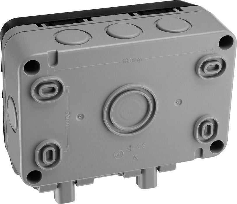 BG WP22RCD Weatherproof Nexus Storm 13A 2G RCD Switched Socket (Latching) - westbasedirect.com