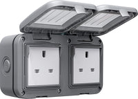 BG WPB24 Weatherproof IP55 13A 2G Unswitched Socket