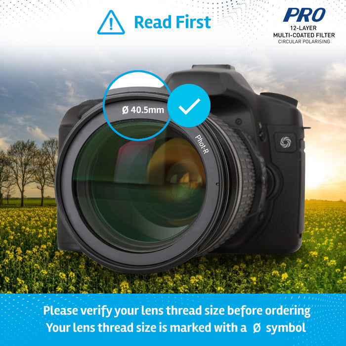 Phot-R 40.5mm Front Lens Cap with Holder - westbasedirect.com