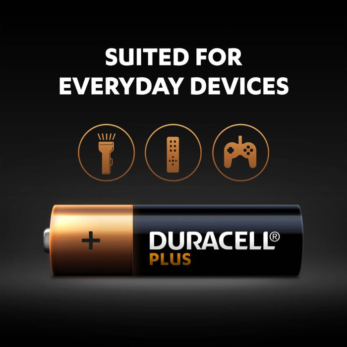 Duracell Plus Power AA LR6 | 8 Pack - westbasedirect.com
