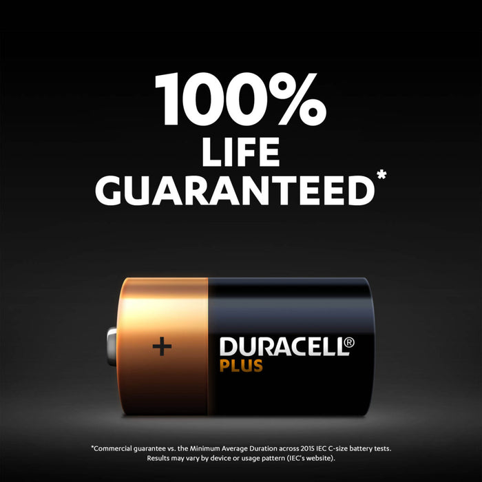 Duracell +100% Plus Power C LR14 | 6 Pack - westbasedirect.com