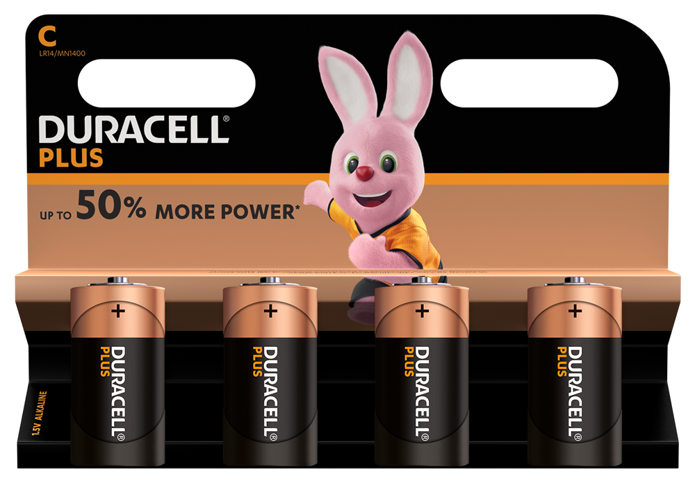 Duracell Plus Power C LR14 | 4 Pack - westbasedirect.com