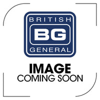 BG FBS24W Flatplate Screwless 2G 13A Unswitched Socket - White Insert - Brushed Steel