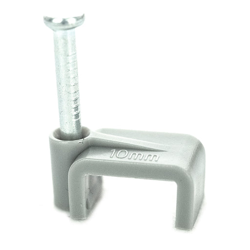 BG CCF2.5/50 Grey Twin & Earth 2.5mm Cable Clips - 50 Pack - westbasedirect.com