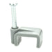 BG CCF2.5/50 Grey Twin & Earth 2.5mm Cable Clips - 50 Pack - westbasedirect.com