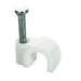 BG CCR5/50 White Round 5mm Cable Clips - 50 Pack - westbasedirect.com